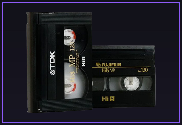 Hi8, Video8 and Digital8 cassette