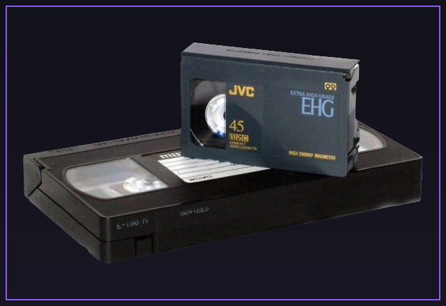 VHS and VHS-C cassette