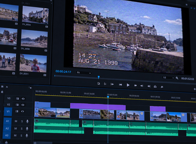 Editing timeline